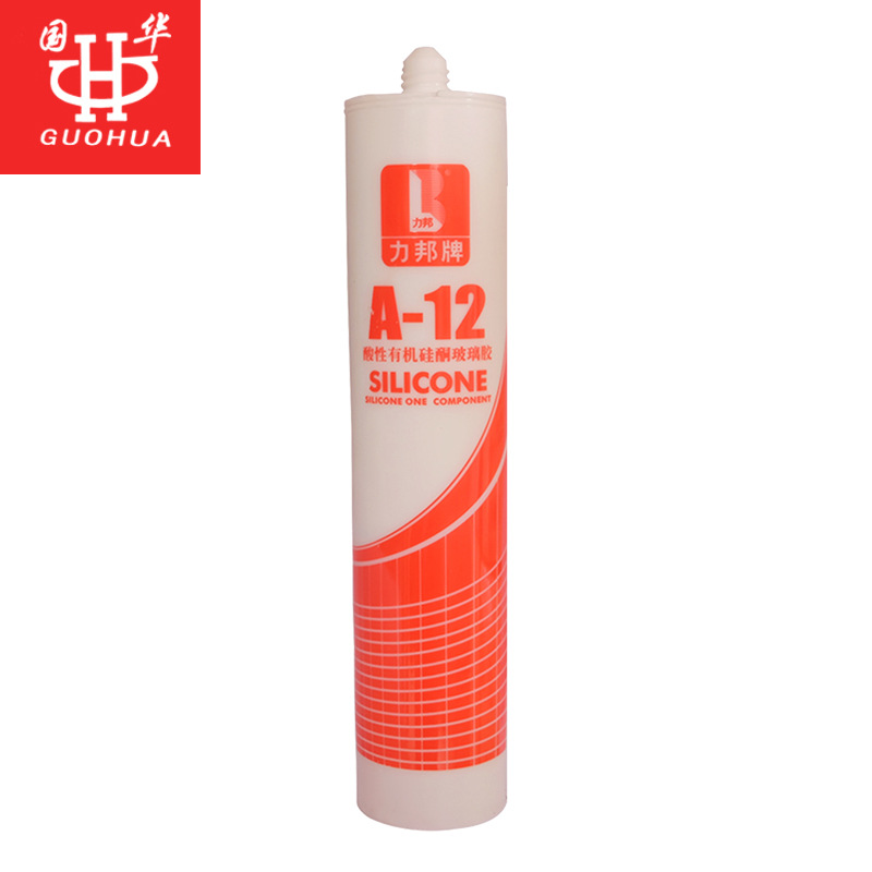力邦牌A-12酸性有机硅酮玻璃胶 厨房卫浴家庭装修 玻璃胶