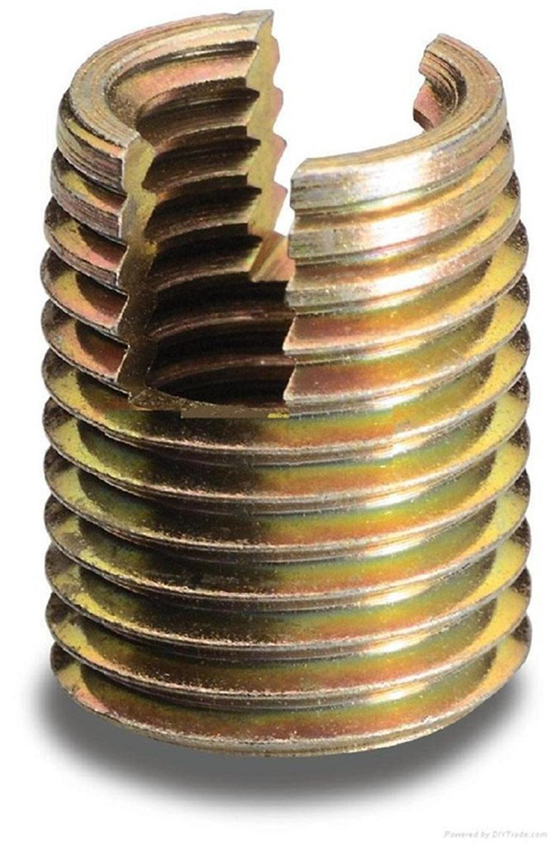 302型自攻衬套 JHNT6-12 碳钢镀锌开槽自攻螺纹套