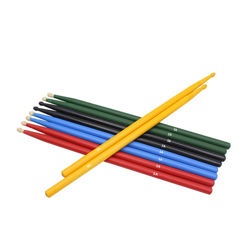 Musical instrument accessories maple drum sticks colorful drum hammer 5A type drum set jazz drum jazz drum accessories musical instrument wholesale