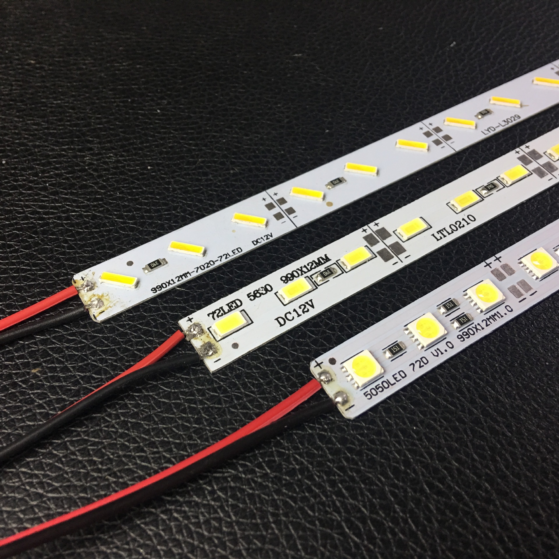 led柜台灯条12vled灯带5630硬灯条5730贴片珠宝手机展示柜高亮