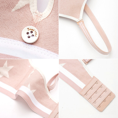 薄款无钢圈内衣女聚拢大胸显小夏天文胸收副乳小胸罩