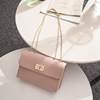 Trend bag strap one shoulder, lock, chain, shoulder bag, small bag, Korean style, simple and elegant design, wholesale