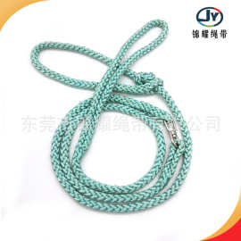宠物用品批发 尼龙编织项圈牵引二合一绳条 中小型狗狗牵引绳
