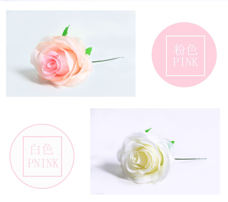 Artificial rose flowers, artificial flower heads, artificial flower wholesale, DIY small flower buds, wedding flower wall flower arrangement detail image 5