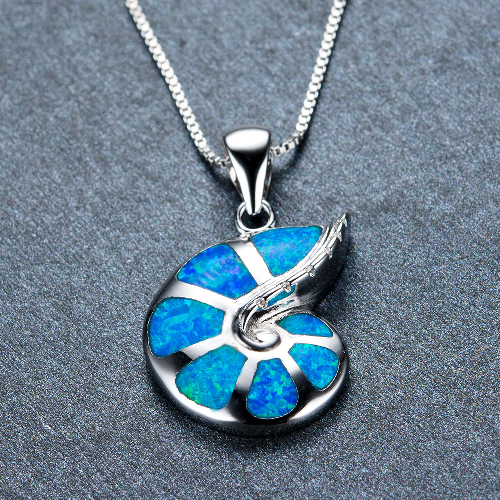 Opal Necklace Closeup