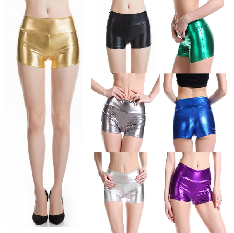 Factory Direct Sales New Product Cross-Border Popular European and American Sexy Pure Color Nightclub Stage Performance Clothing Women's Shorts Hot Pants Factory Direct Sales New Product Cross-Border Popular European and American Sexy Pure Color Nightclub Stage Performance Clothing Women's Shorts Hot Pants