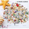 Diamond for manicure, metal accessory with rhinestones for nails, shiny nail decoration, nail stickers, Japanese and Korean