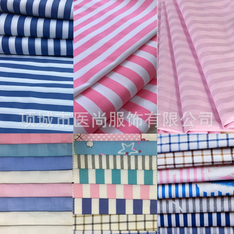 Индивидуальные больничные постельные принадлежности из трех частей Хлопок отель стеганое одеяло простыня дом престарелых кровать синяя и белая полоса комплект из трех частей