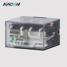 现货批发Kacon/凯昆HR710-4PL继电器直流四开四闭 中间继电器 10A