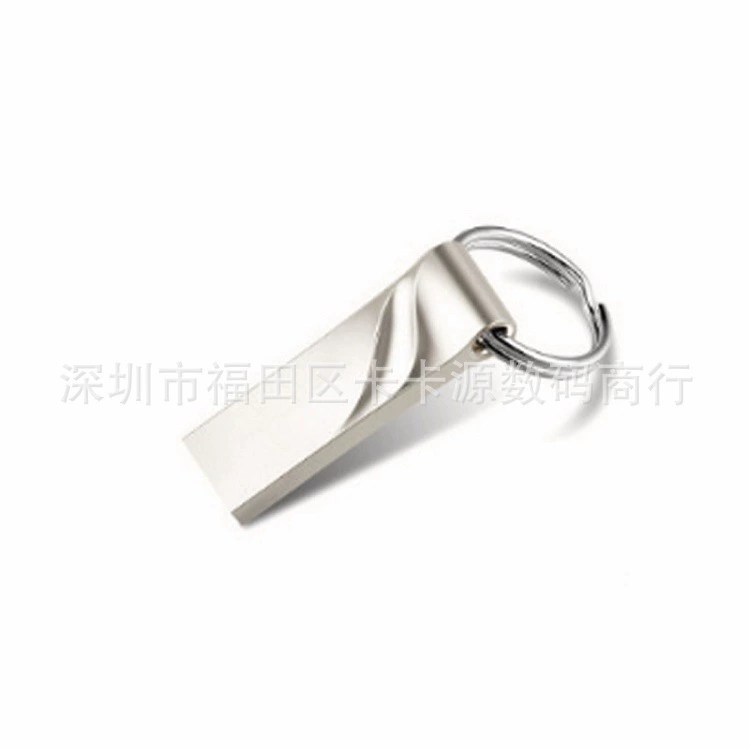 USB flash drive high-speed, 8–128 GB (selectable), metal keyring, customizable logo