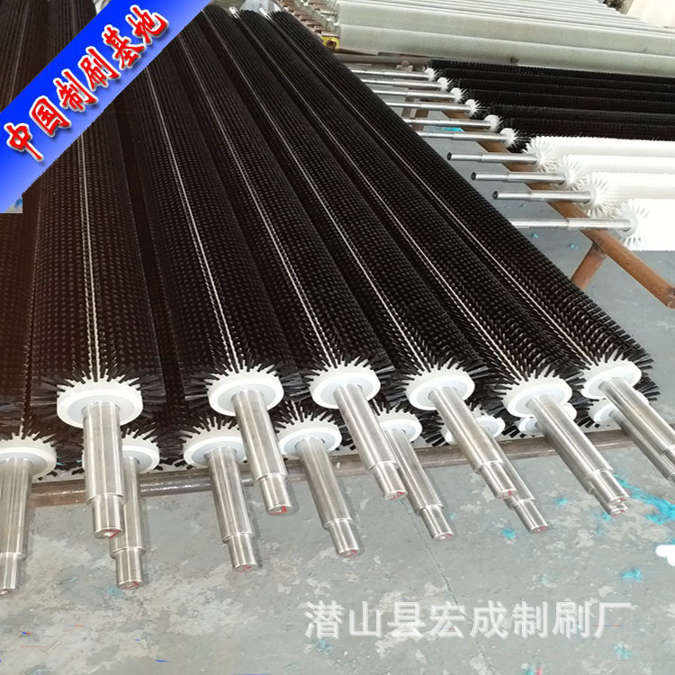 厂家供应清洗机毛刷辊 抛光毛刷滚 清洗毛刷棍 毛刷