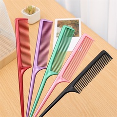 Plastic pointed tail comb, hair picking comb, long tail comb/distribution comb, hairdressing tools for men and women