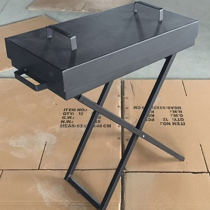 Afganistán caliente nuevo 2-en-1 30X60CM grande en forma de X barbacoa parrilla plegable barbacoa