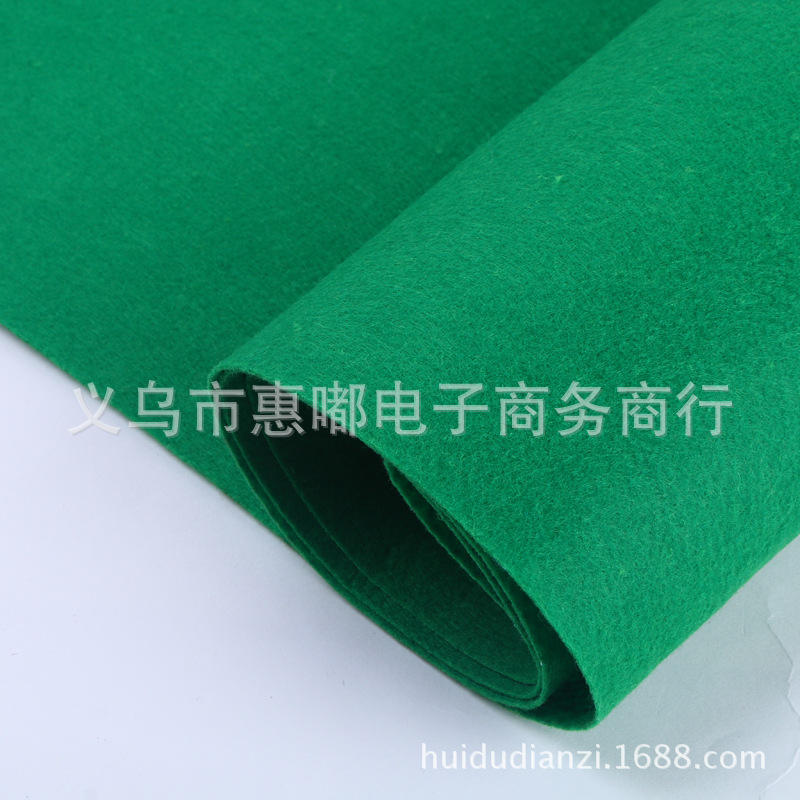 1mm环保涤纶戟绒硬毛毡布 手工diy彩色不织布 无纺布 现货批发