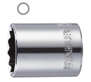 英制6角标准套筒,史丹利/1"