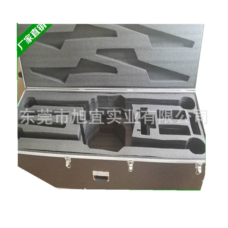 供应电脑雕刻紫色EVA泡棉工具箱 防静电加黑EVA工具箱海绵