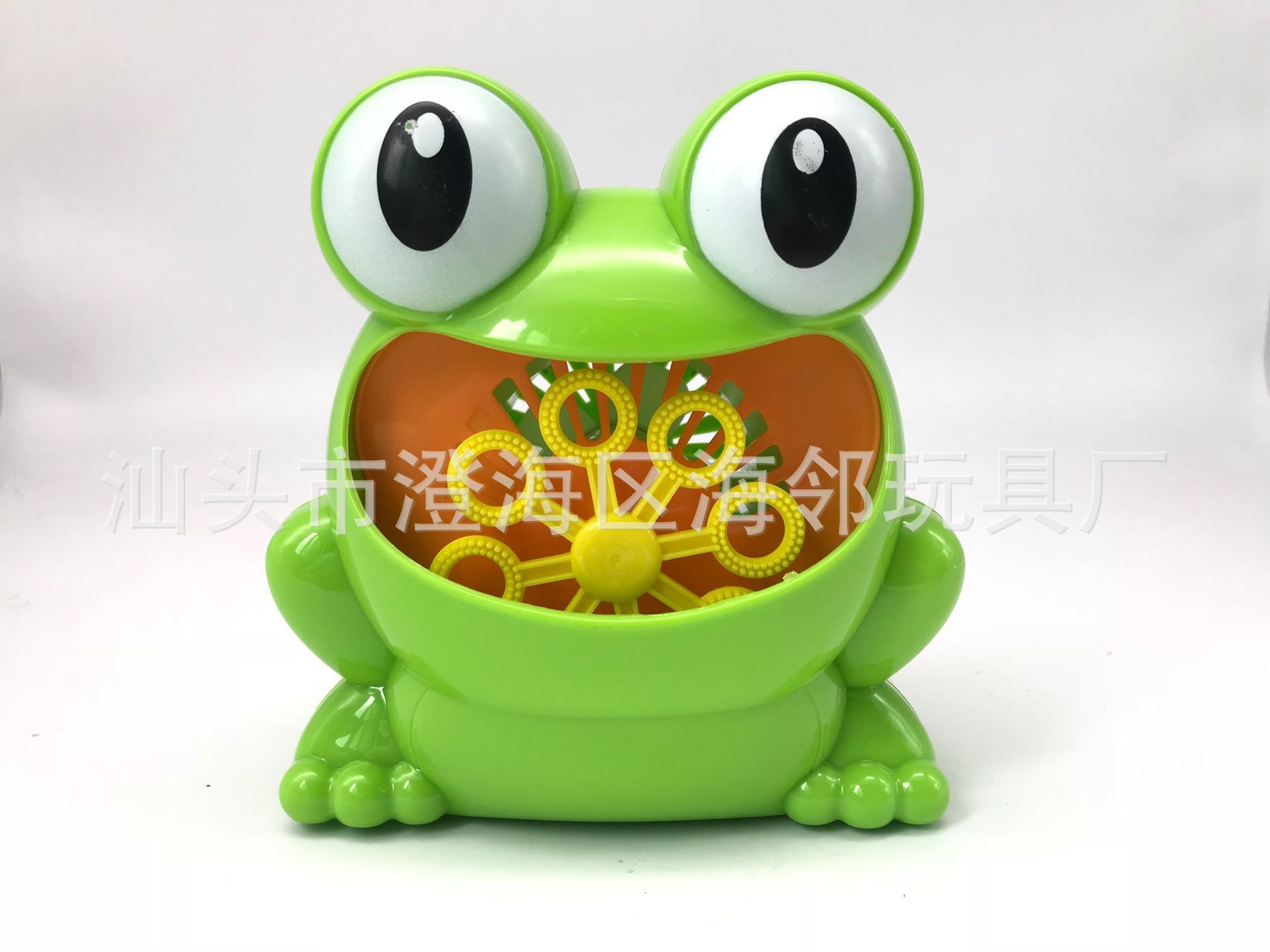 跨境电商青蛙泡泡机定制链接电动吹泡泡器