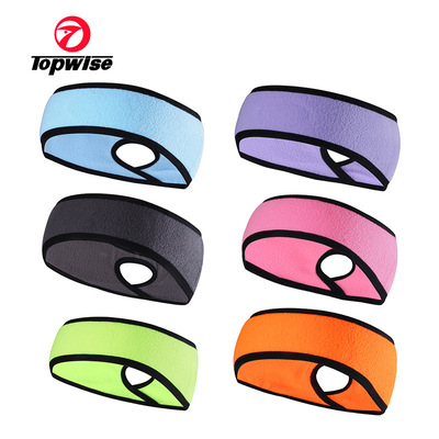 Fleece lady Multicolor run outdoors Mountaineering motion Fleece keep warm Headgear Windbreak Headband Ponytail Hair band
