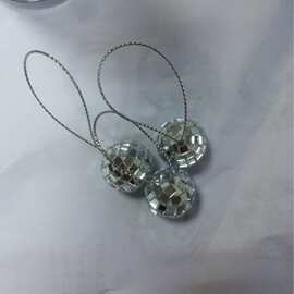 3cm.4cm镜片球圣诞玻璃镜片球小镜面反射球图片色