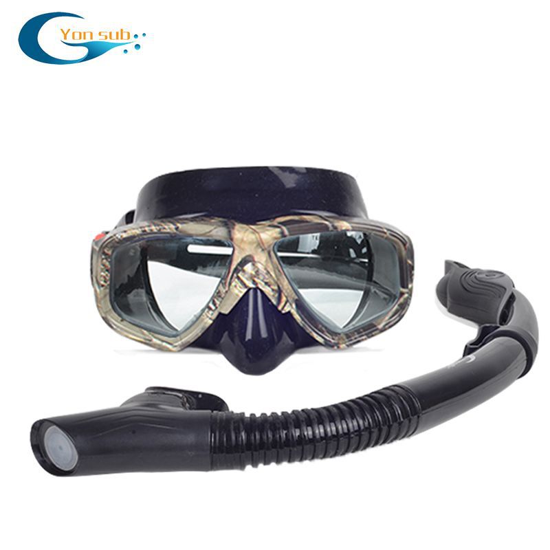 yonsub children adult Full dry myopia Fog Snorkel suit fold Mask Snorkeling diving face shield