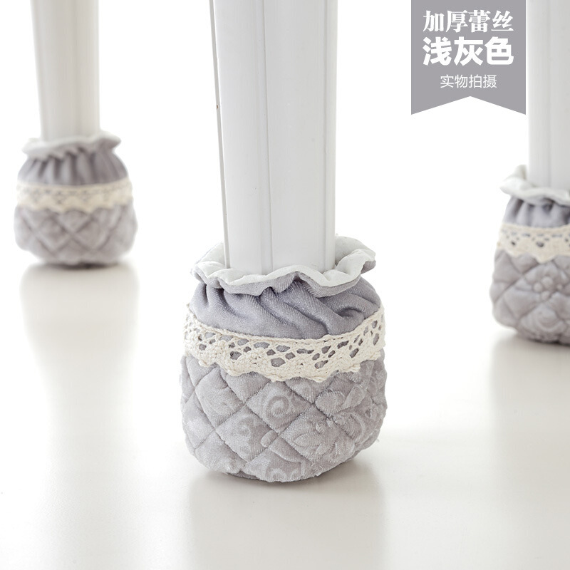 Una variedad de mesa de felpa y silla cubierta de pie mesa y silla almohadilla de pie sofá cubierta de pie cama cubierta de pie máquina lavable