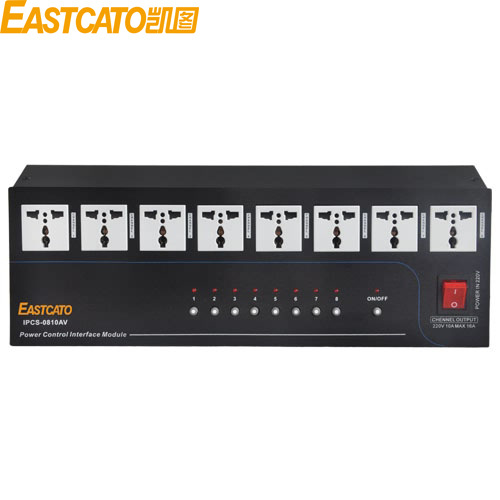 供应凯图PCS-0810AV家庭影院专用滤波电源控制器，8路通道开关