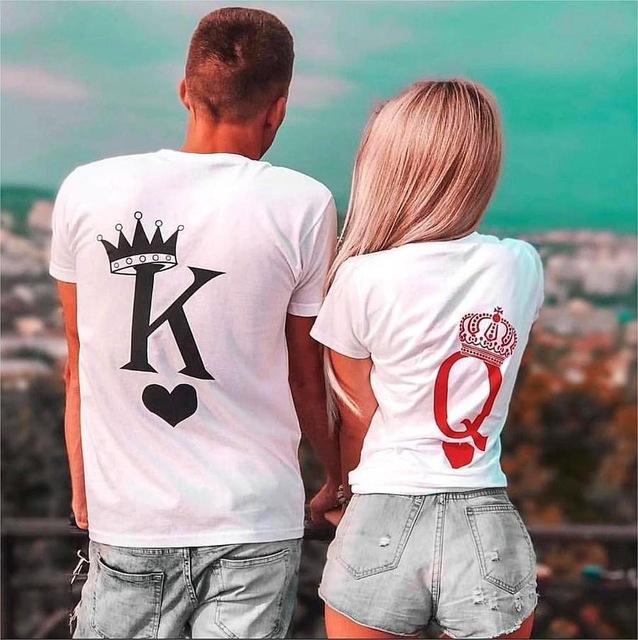 Mujeres Hombres Camiseta De Manga Corta Manga Corta Camisetas Impresión Estilo Simple Letra Forma De Corazón display picture 1