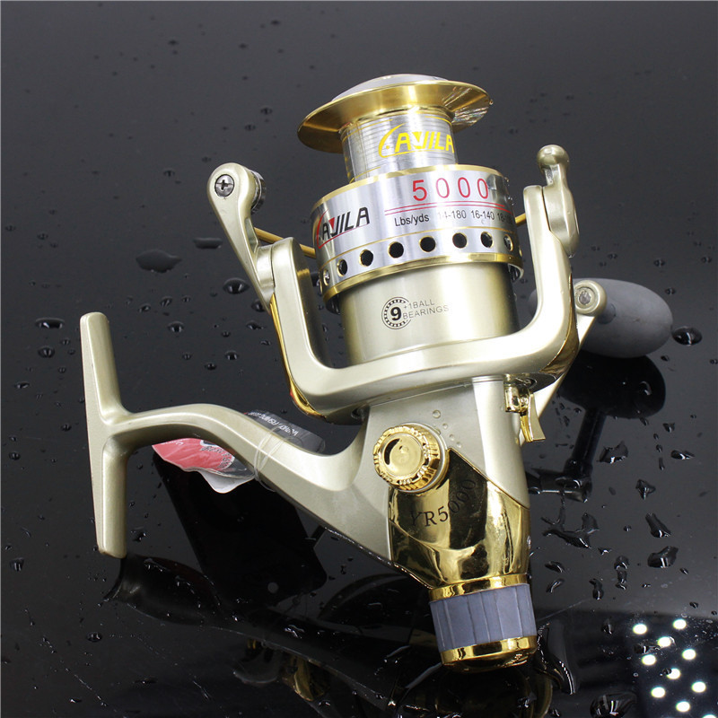 5000型9+1轴无间隙后刹车渔轮纺车轮 全金属摇臂鱼线轮钓鱼轮|ms