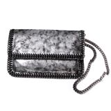 Демисезонная маленькая сумка клатч, складной ремешок для сумки, цепь, европейский стиль