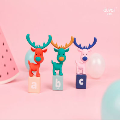 正品 杜瓦尔学生文具 创意可爱麋鹿橡皮擦 奖品/礼品盒套装橡皮