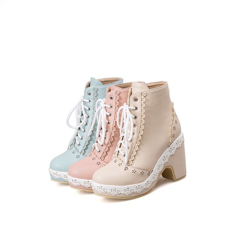 Bottes femme en PU artificiel - Ref 3355412 Image 1