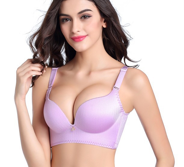 Seamless Bra Gather Women's Bra Underwea...