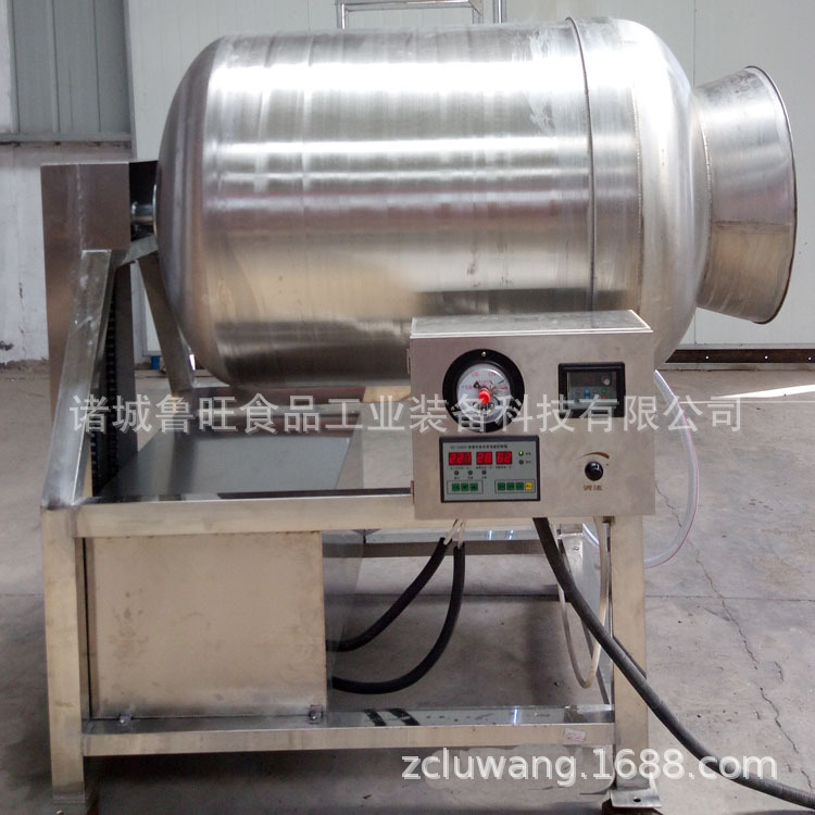 变频式真空滚揉机 食品厂用香肠辣肠滚揉机 肉类腌制入味滚揉机
