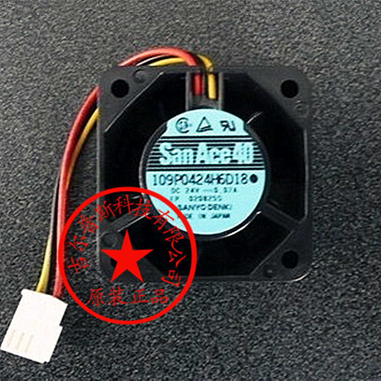 109P0424H6D18 24V 0.07A 40*40*20MM 双滚珠直流风扇轴流风机