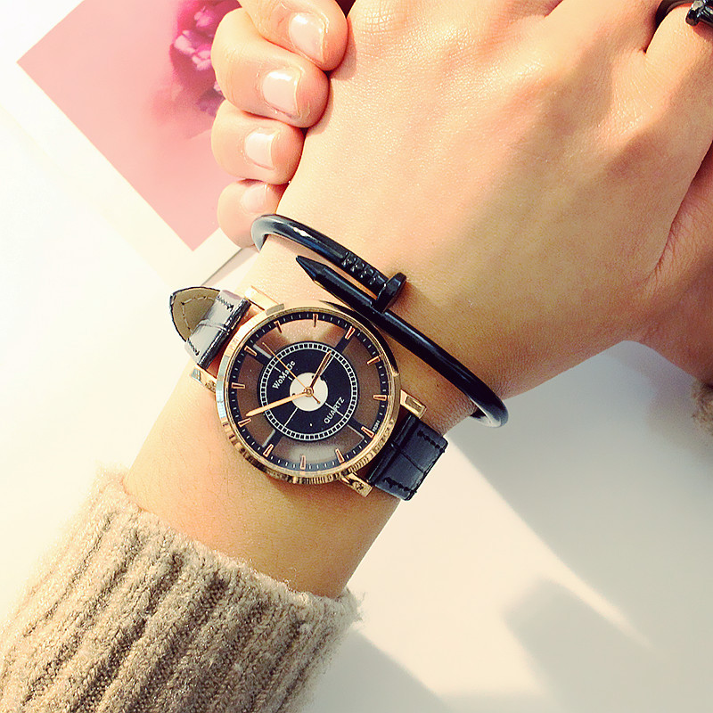Alloy FashionStudent watch(Black belt) NHCN0101-Black belt