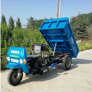 建筑工地柴油三轮车工程自卸三轮车 矿用井下运输三轮车