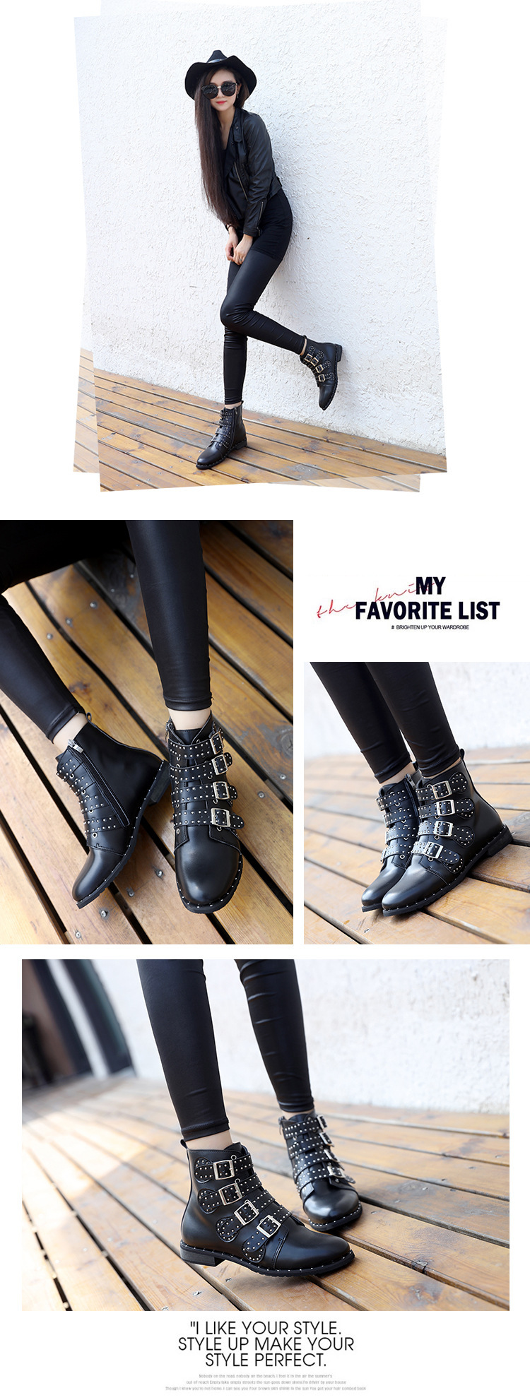 Bottes femme en PU artificiel - Ref 3355450 Image 21