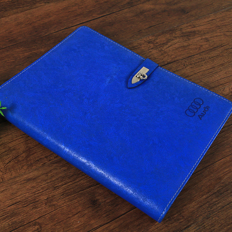 高档活页变色带扣笔记本 PU仿皮九孔商务办公记事本  厂家可定制