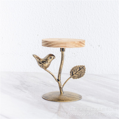 Nordic soporte de la torta de madera maciza moderna minimalista postre tienda bandeja postre estante moda boda accesorios decoración traje