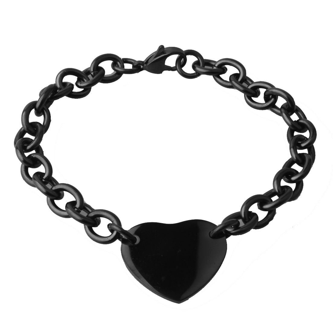 25g Weight Titanium Steel Pendant Material Bracelets Classification Titanium Steel Chain Material 1 Piece Quantity Street Occasion Titanium Steel Material Heart Shape Pattern Women's Gender Polishing Design Basic, Modern Style, Classic Style Style Basic Modern Style Classic Style Heart Shape Titanium Steel Bracelets In Bulk 9