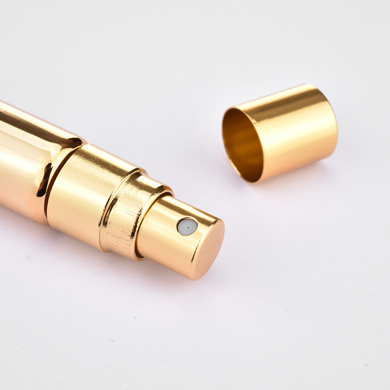 5ml 半罩電化鋁噴頭UV玻璃管 延時噴霧瓶 香水分裝瓶