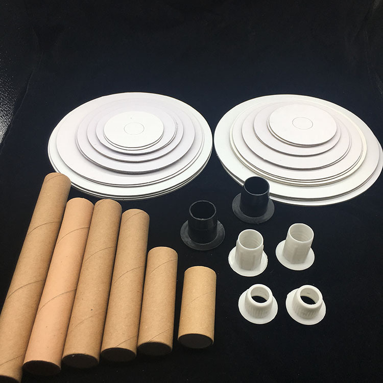 2cm内孔纸管 大白扣 组装 空白工字轴花边纸筒卷轴