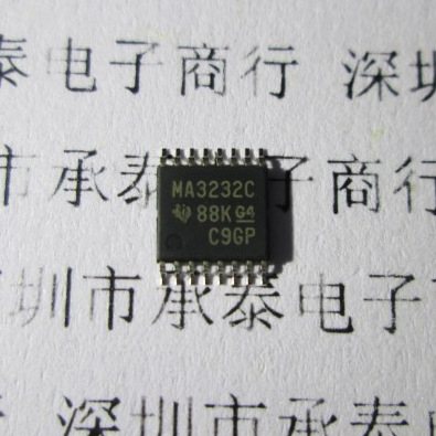 驱动器 MAX3232CPWR 丝印MA3232C MAX3232 TSSOP16 进口原装