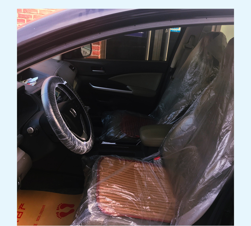 一次性汽车汽修座套 塑料三件套批发 防污防尘 4S店维修防护专用