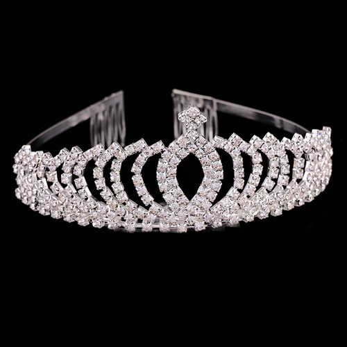 Children's princess stage performance headdress, wedding bride headband crown, banquet dress accessories gift hair crown
