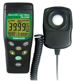 台湾泰玛斯Tenmars  LUX/FC LED照度表TM-209N
