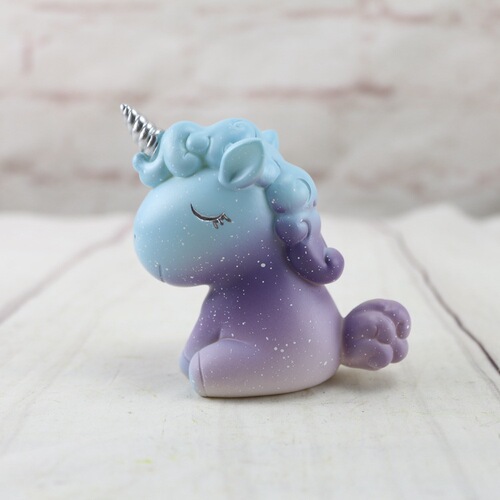 New Fantasy Angel Unicorn Baked Cake Ornaments Cartoon Cute Vinyl Unicorn Decorative Ornaments