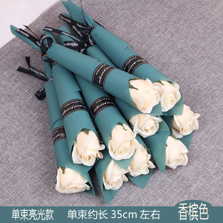 单束亮光款-香槟色