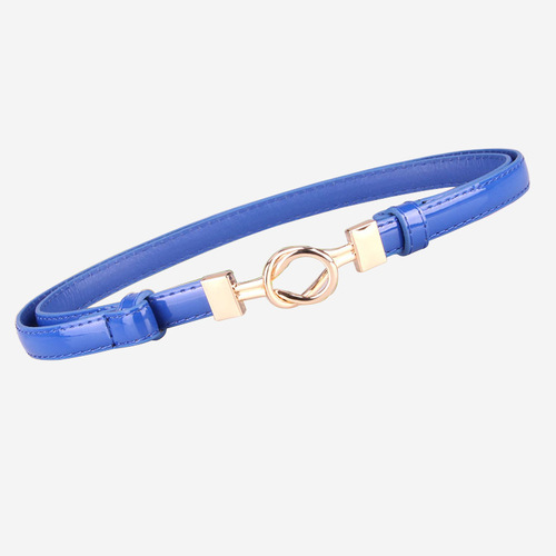 Women's Belt Double Ring Buckle Adjustable Belt Women's Versatile Dress Decorative Thin Belt Manufacturer Wholesale 609