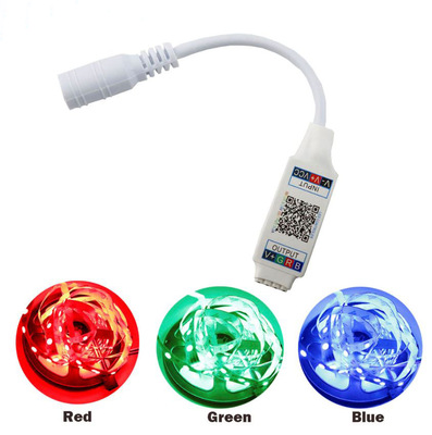 厂家直销 DC5-24V 蓝牙RGB灯条控制器